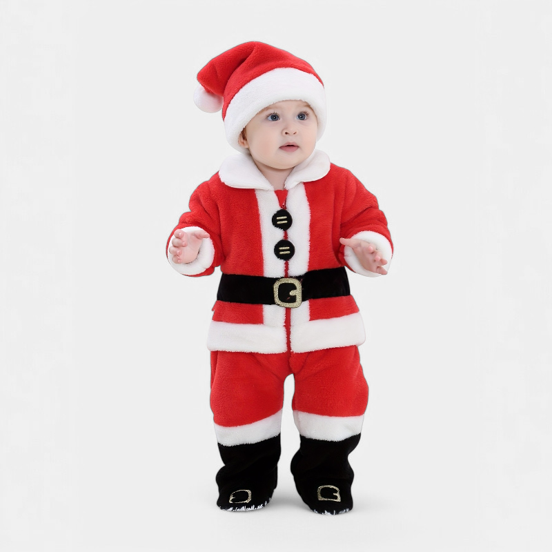 Festive Baby Santa Outfit for Christmas Fun