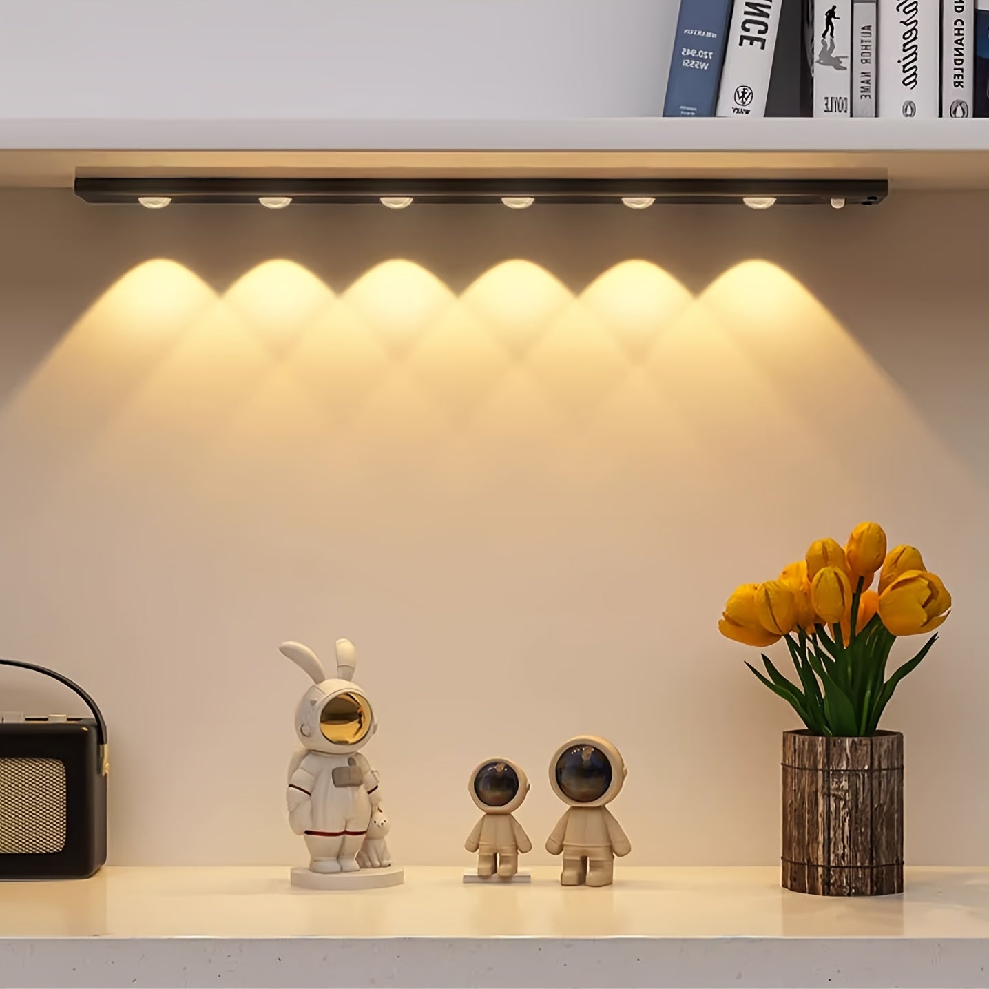 Wireless Motion Sensor LED Strip Light for Cabinets and Wardrobes