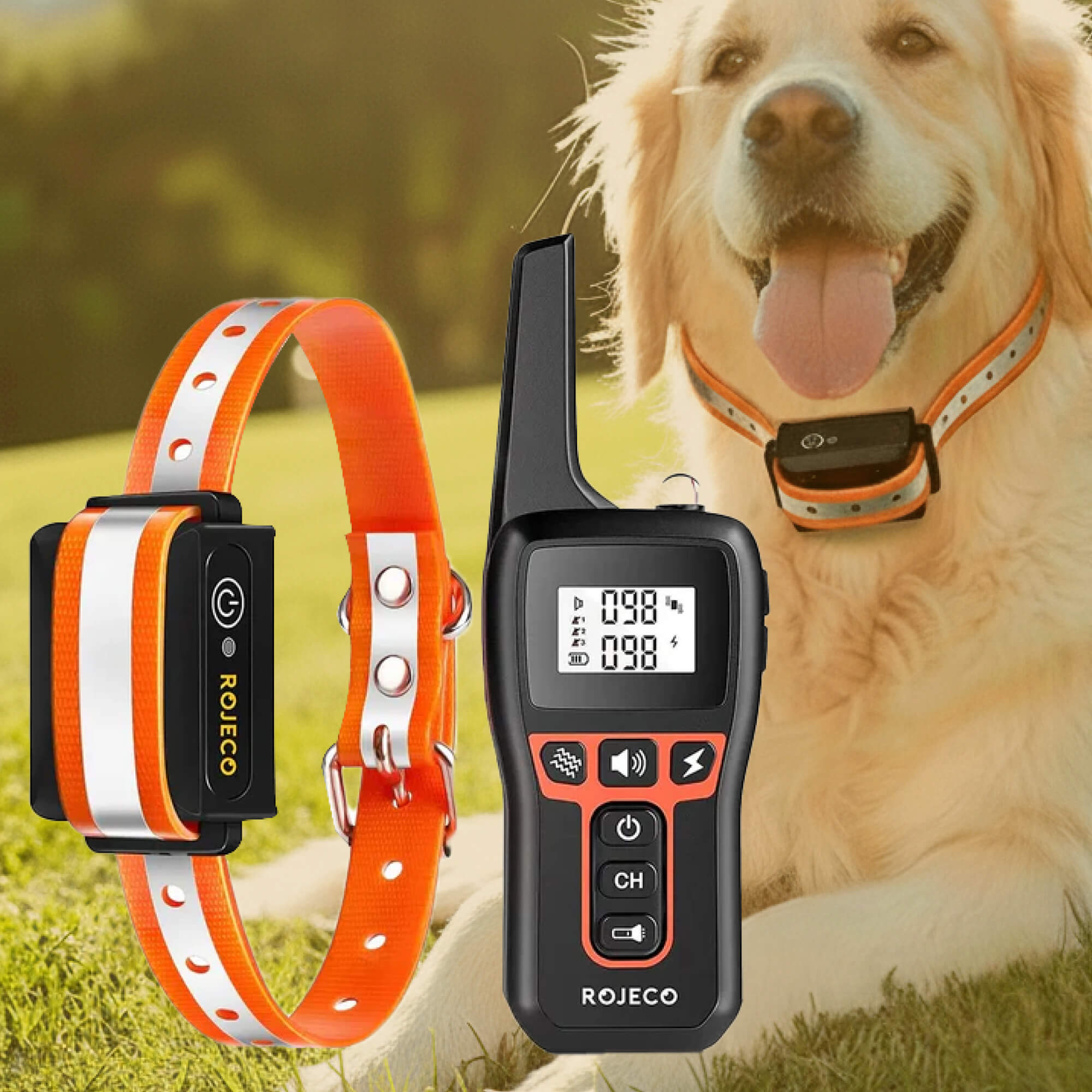 Rechargeable Dog Training Collar with Beep, Vibration & Static Modes - Image 13