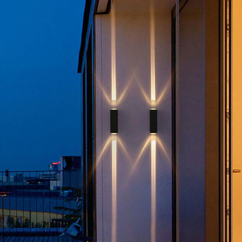 Sleek Water Resistant Outdoor LED Wall Light