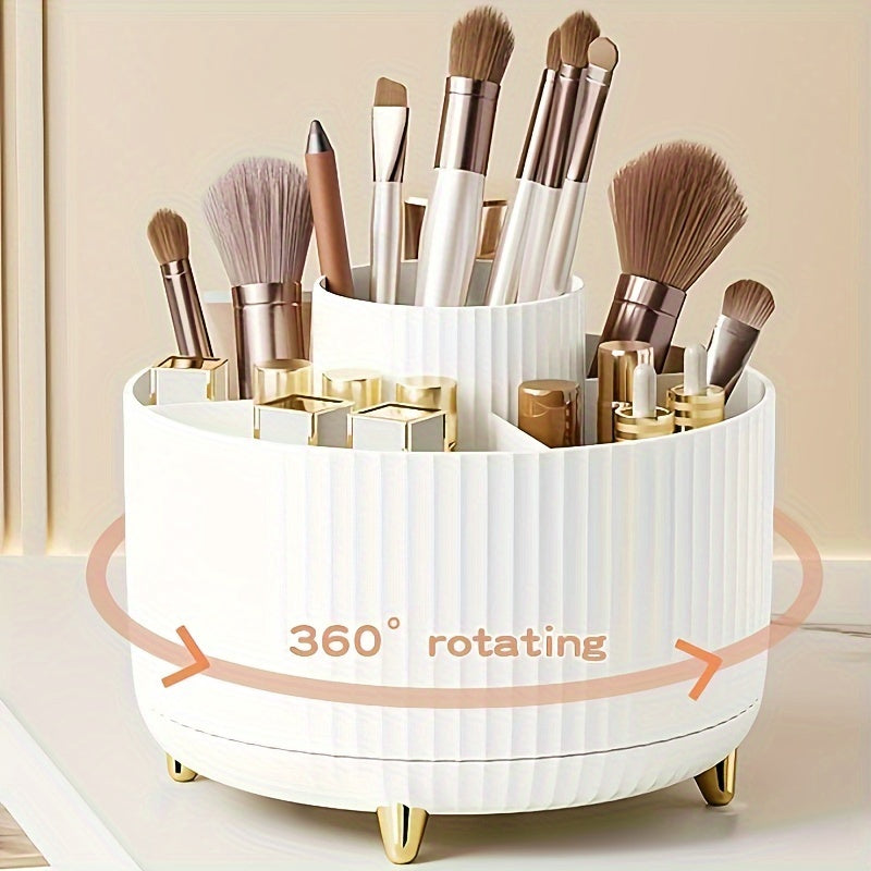 Makeup Carousel Organizer Five Compartment Beauty Storage - Image 3