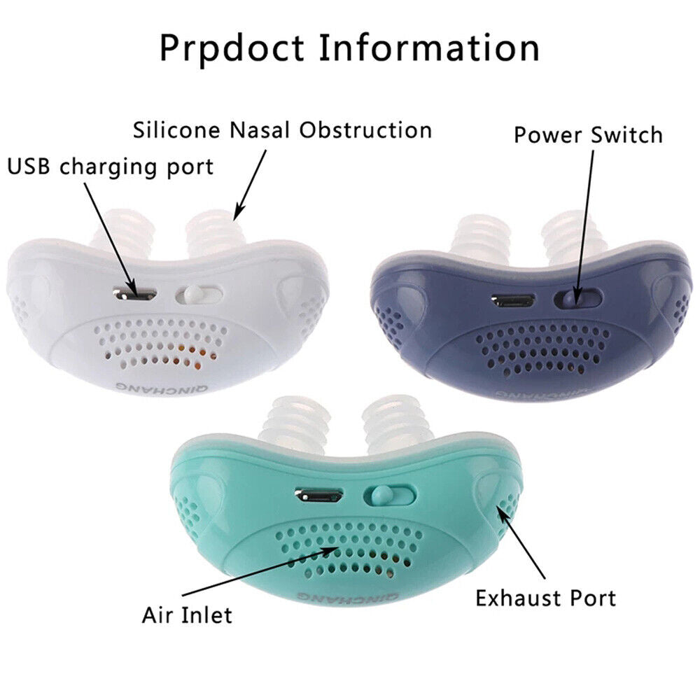 Compact Apnea Silent Sleep Aid Device Portable Night Breathing Support - Image 9