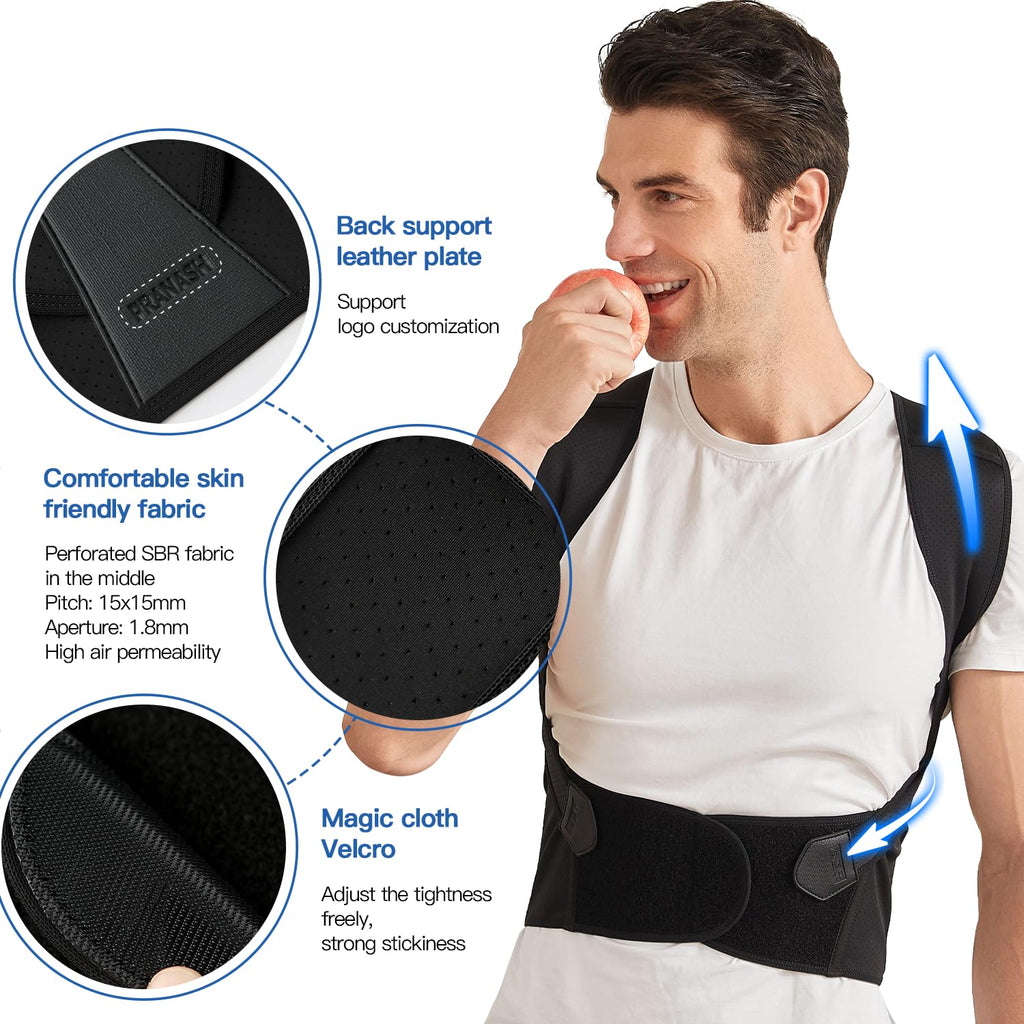 Posture Corrector Brace Adjustable Unisex Support for Back Alignment - Image 2