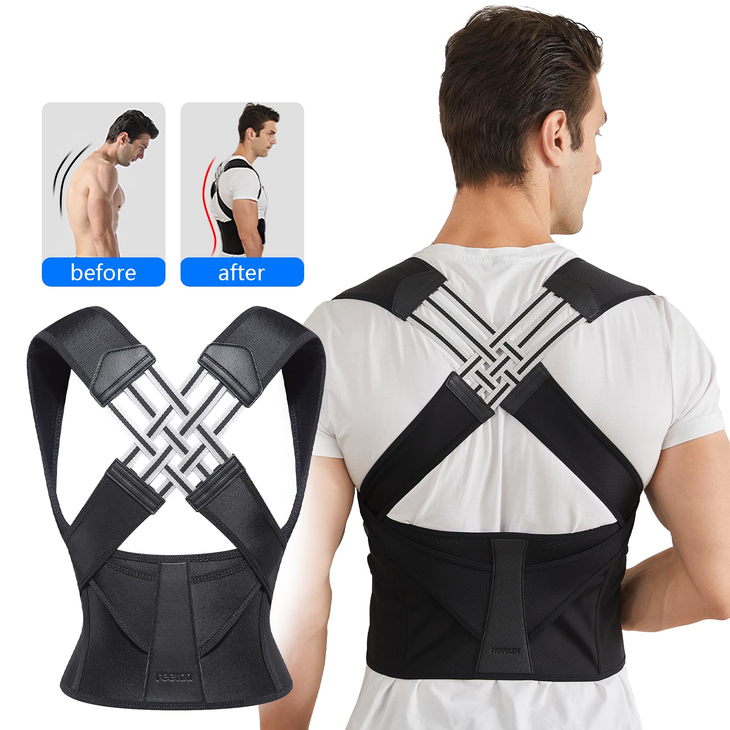 Posture Corrector Brace Adjustable Unisex Support for Back Alignment - Image 5