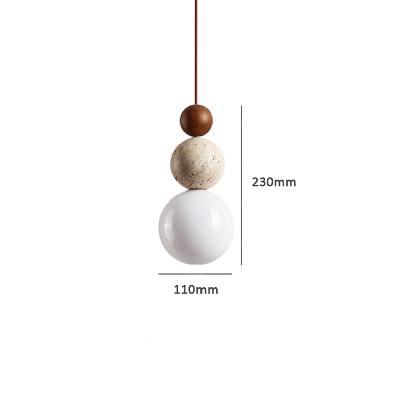 Neutral Contemporary Hanging Pendant Light - Image 6