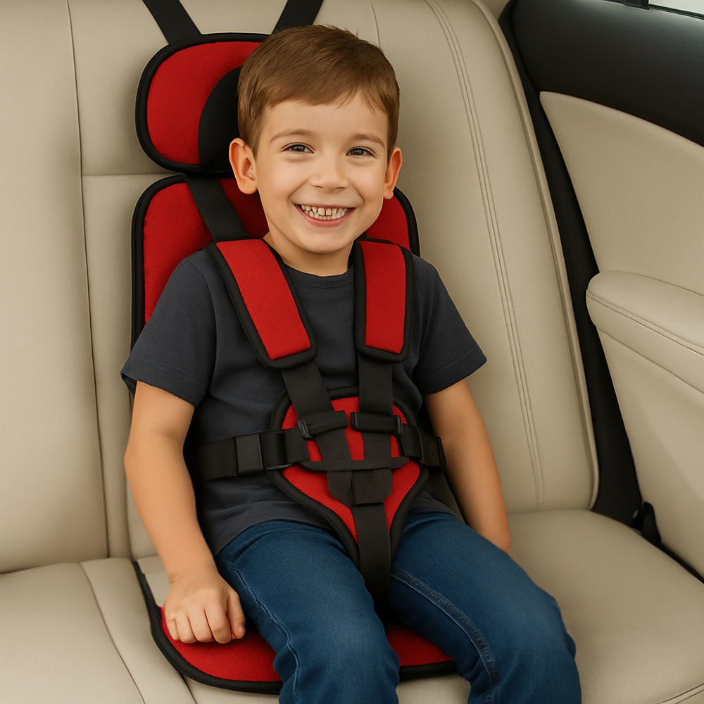 Child Car Seat Compact Adjustable Travel Booster Seat - Image 2
