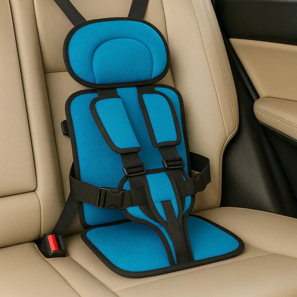 Kids Car Booster Seat Portable Travel Safety Belt for Secure Journeys - Image 9