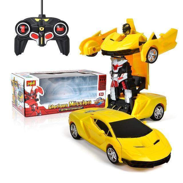 Remote Control Car with Robot Transformation & LED Lights - Image 11