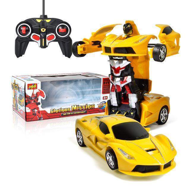 Remote Control Car with Robot Transformation & LED Lights - Image 13