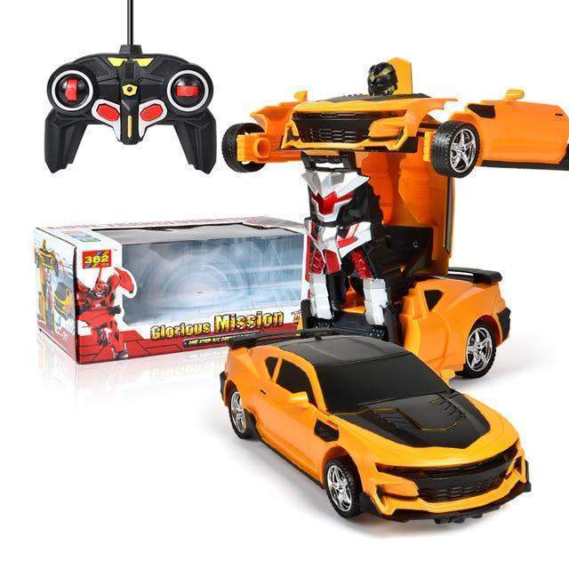 Remote Control Car with Robot Transformation & LED Lights - Image 12