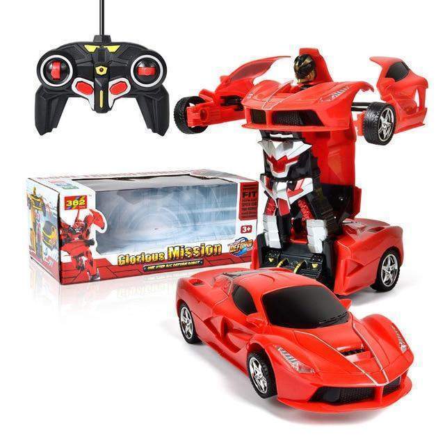 Remote Control Car with Robot Transformation & LED Lights - Image 6