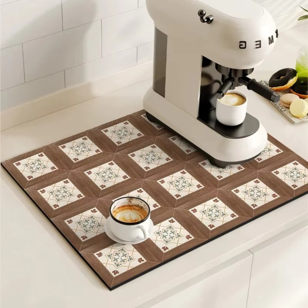 Coffee Bar & Sink Mat Absorbent & Stylish Pattern - Image 15