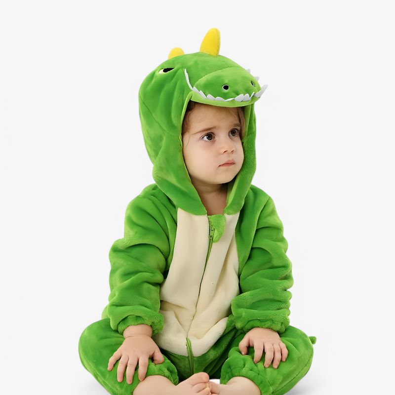 Adorable Animal Baby Onesie with Ears