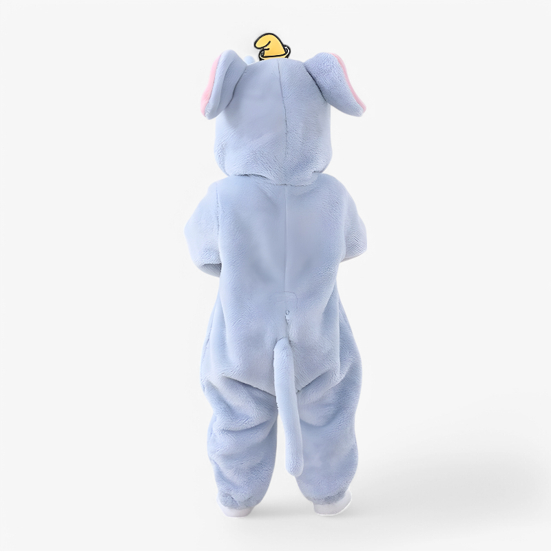 Adorable Baby Elephant Flannel Outfit