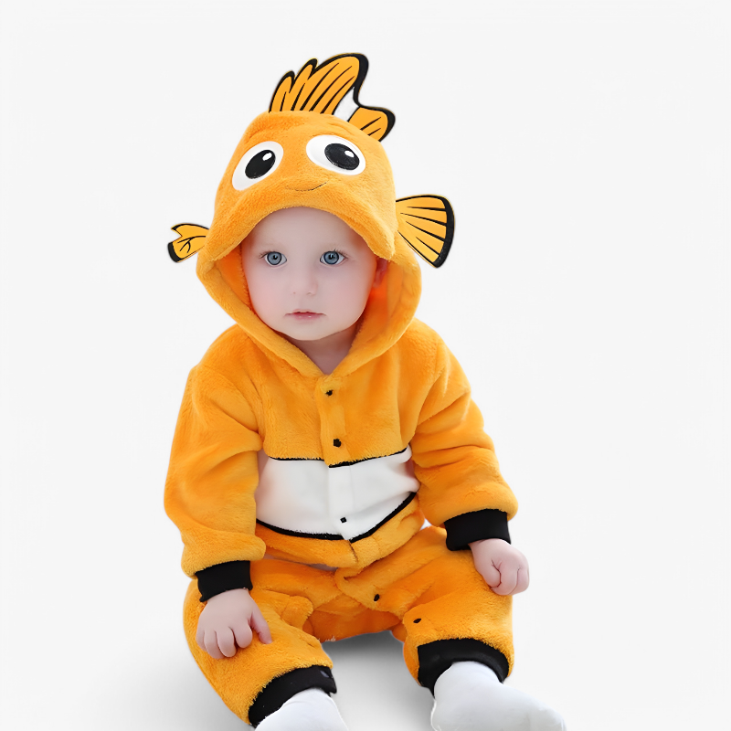 Adorable Baby Fish Costume with Fins
