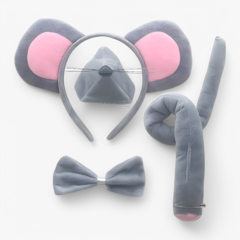 Adorable Kids Mouse Costume Set with Ears