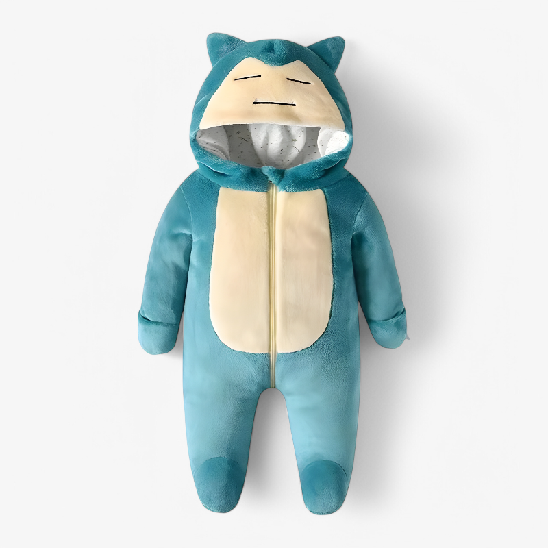 Adorable Kids Snorlax Costume Onesie