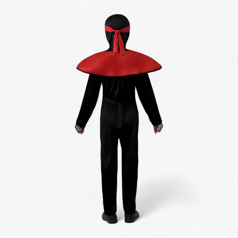 Adventurous Kids Ninja Costume with Mask and Belt