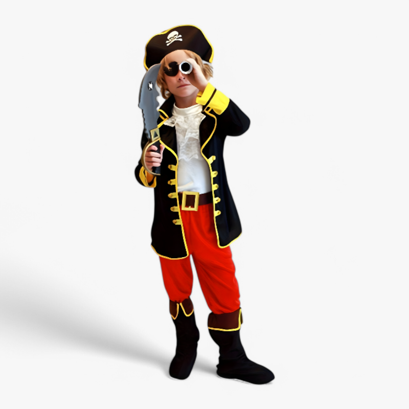 Adventurous Kids Pirate Costume Set