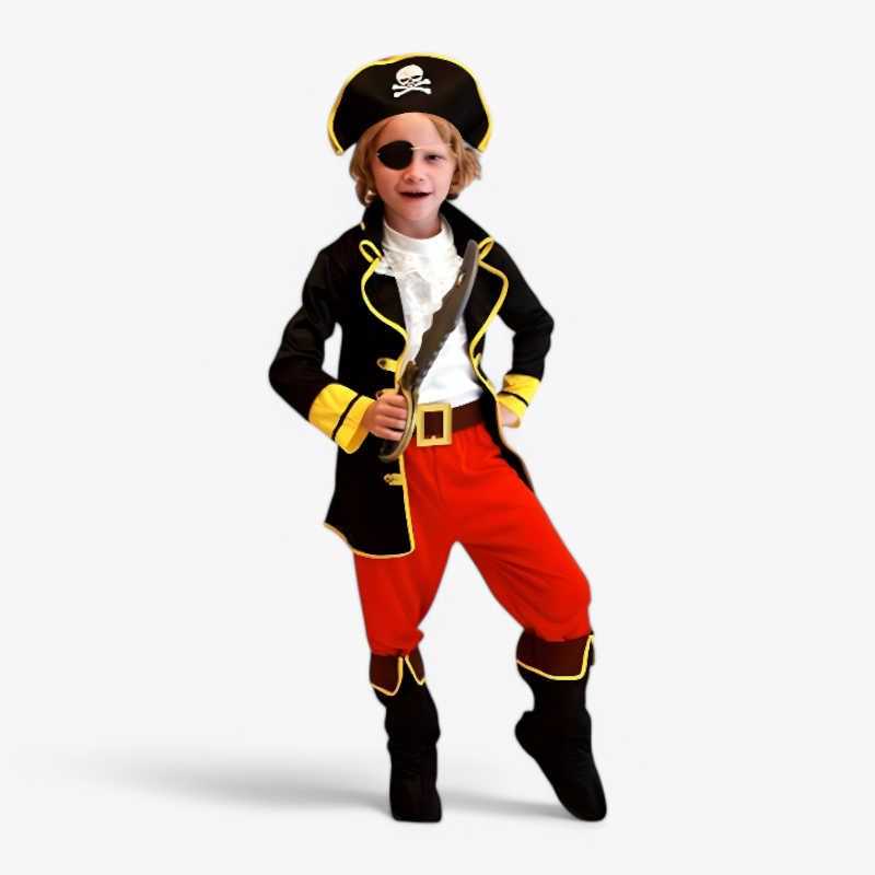 Adventurous Kids Pirate Costume Set