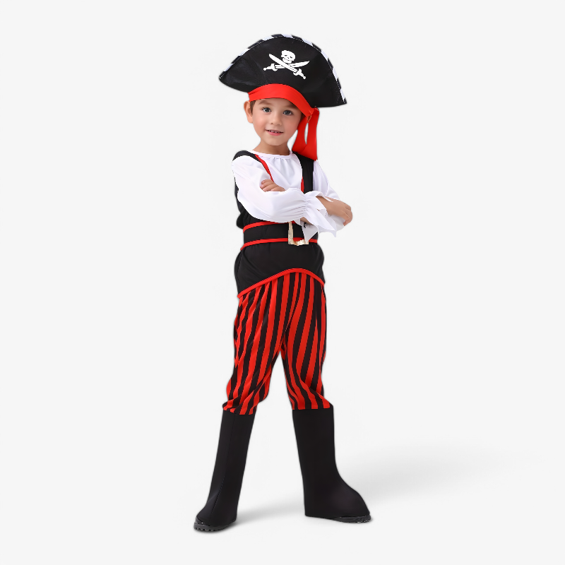 Adventurous Pirate Dress-Up Outfit for Kids