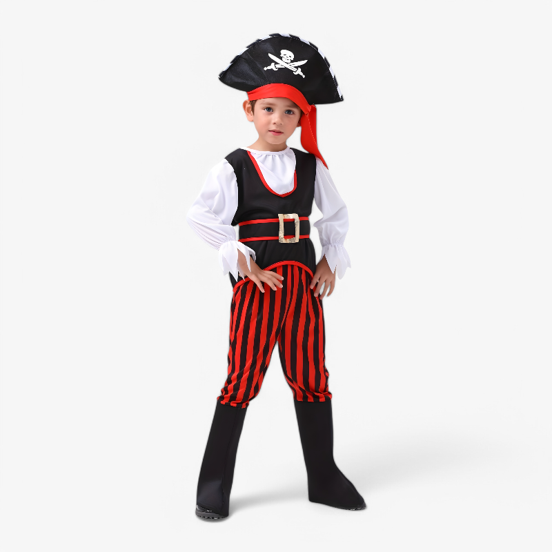Adventurous Pirate Dress-Up Outfit for Kids