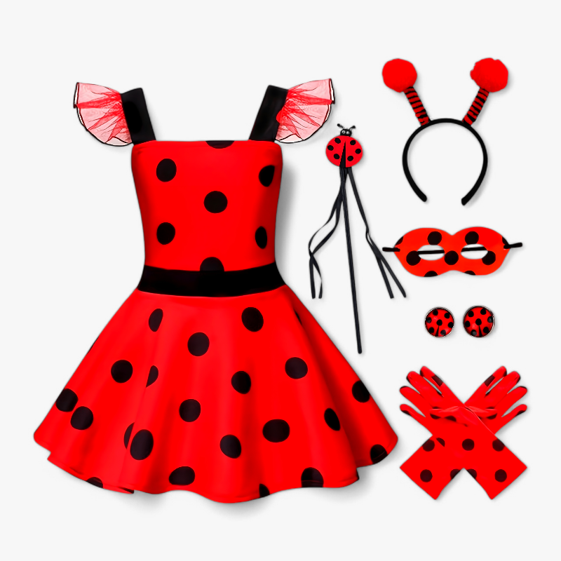 Charming Ladybug Dress-Up Costume for Kids