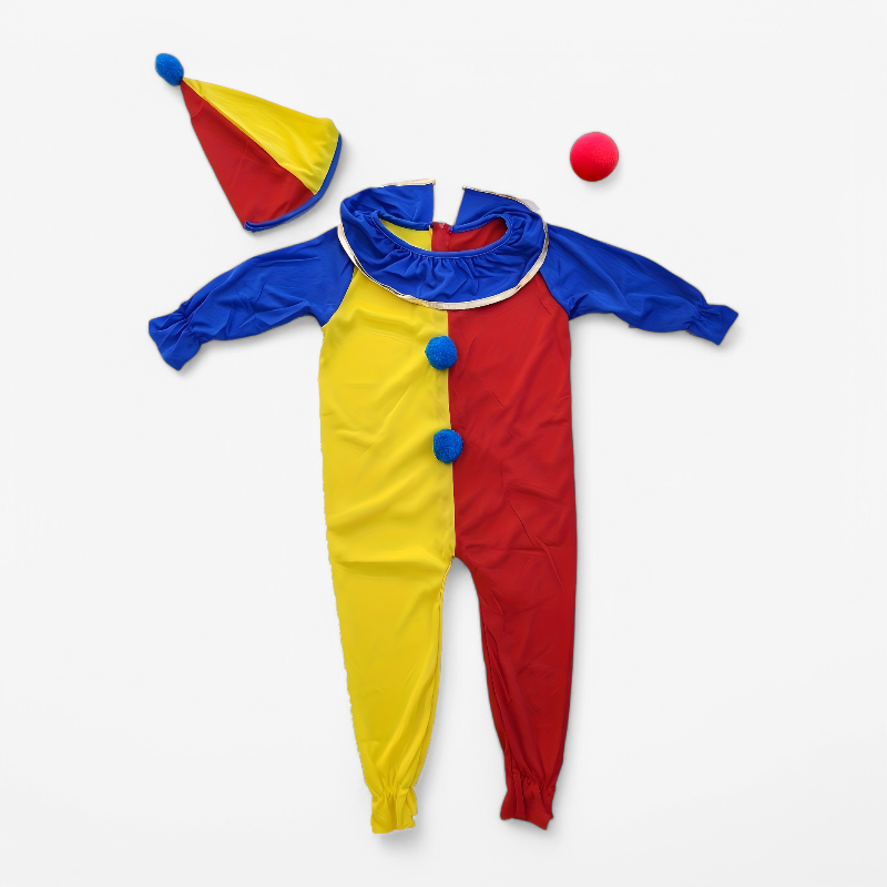 Cheerful Children's Clown Costume Set