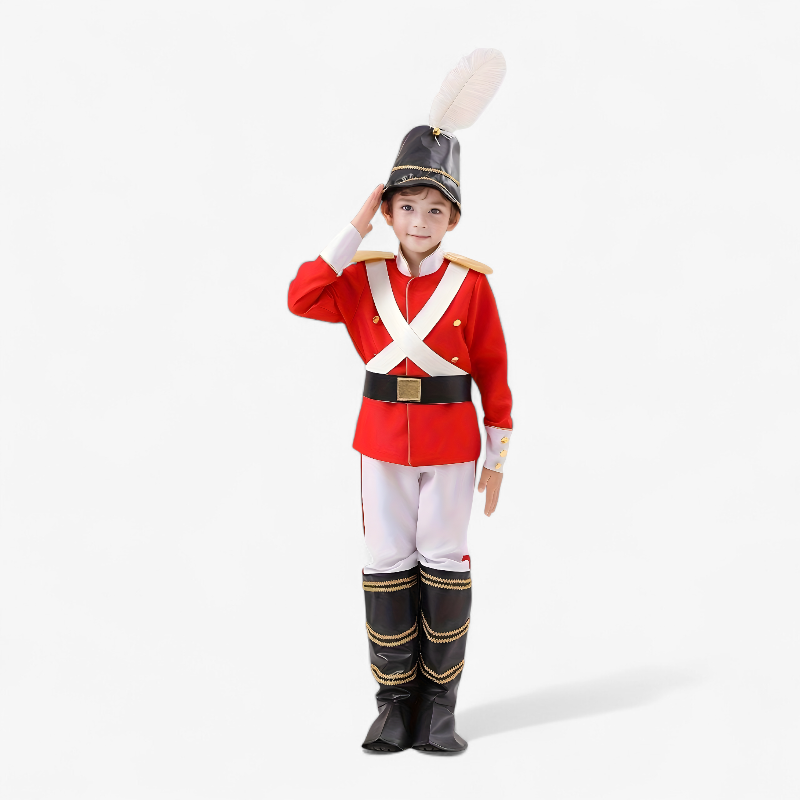 Children's Elegant Soldier Costume for Role Play