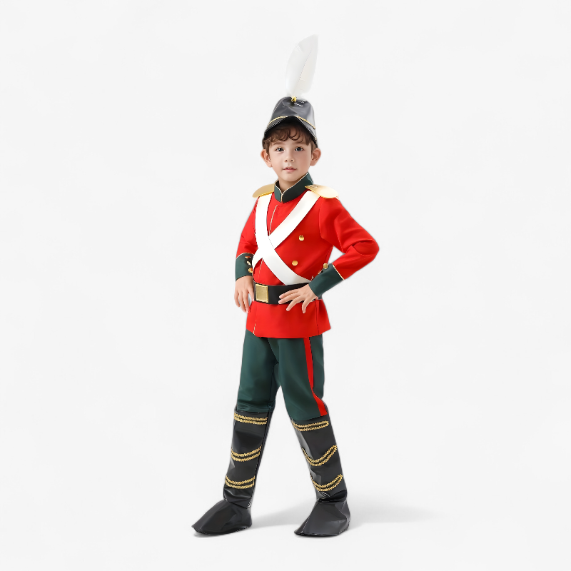 Children's Elegant Soldier Costume for Role Play