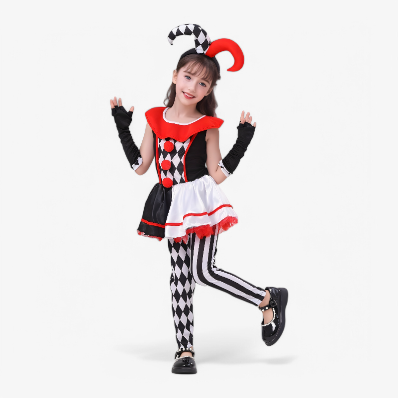 Colourful Clown Outfit for Dress-Up Fun
