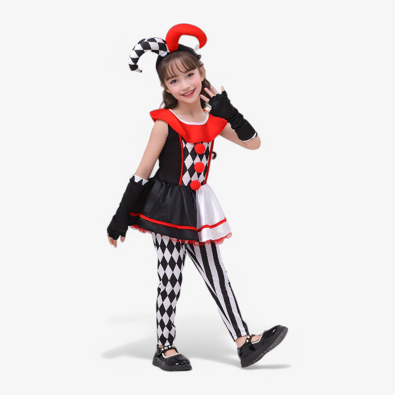 Colourful Clown Outfit for Dress-Up Fun