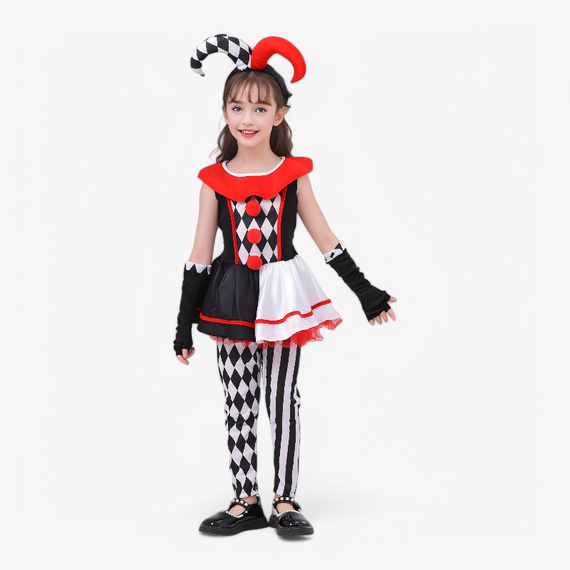 Colourful Clown Outfit for Dress-Up Fun