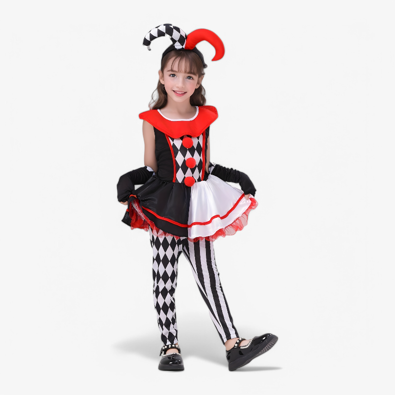 Colourful Clown Outfit for Dress-Up Fun