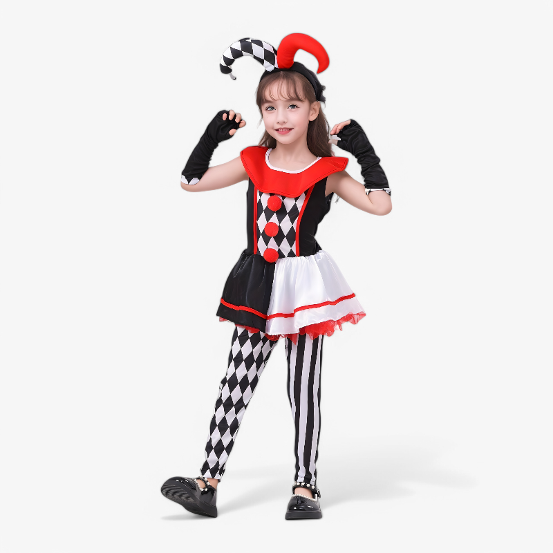 Colourful Clown Outfit for Dress-Up Fun