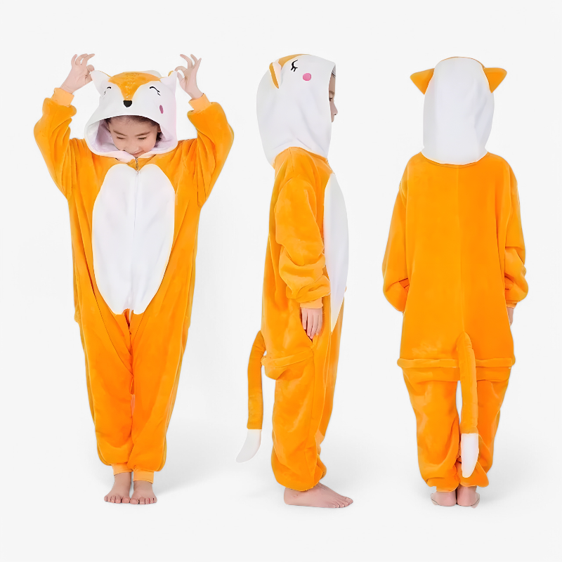 Colourful Unicorn Fleece Onesie for Kids