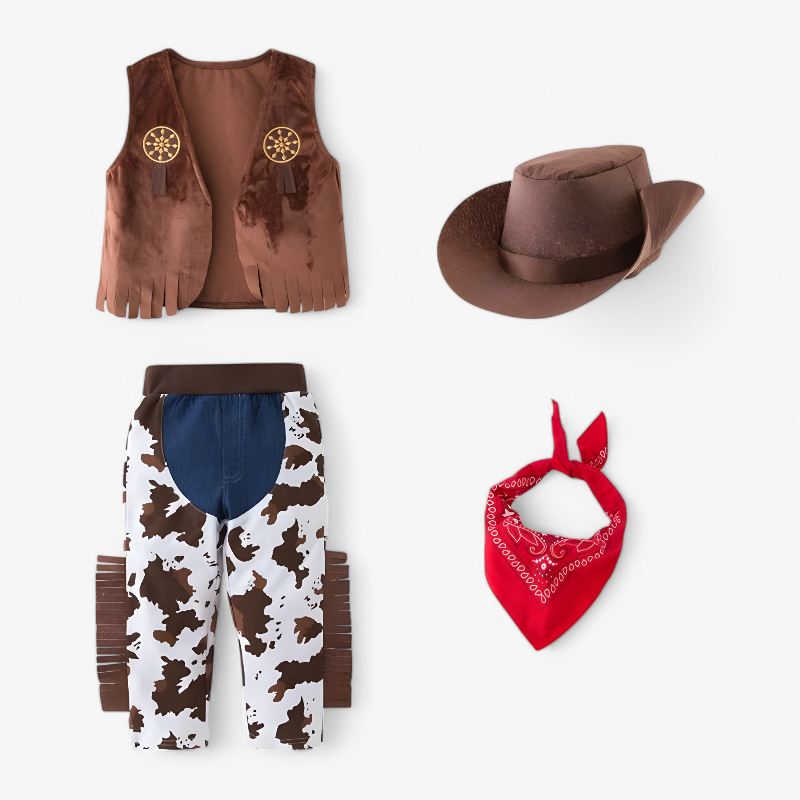 Complete Kids Cowboy Dress Up Outfit