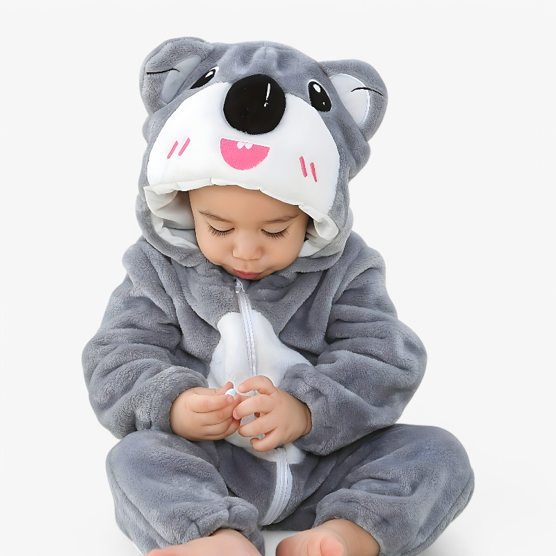 Cute Bear Costume for Kids with Hood
