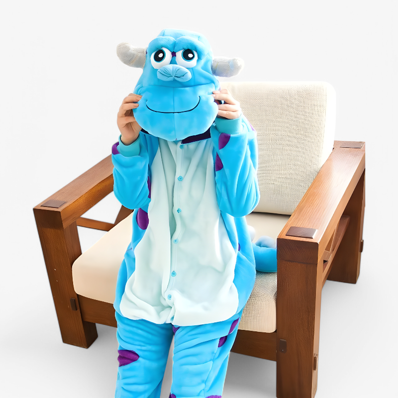 Cute Monster Costume for Kids with Hood
