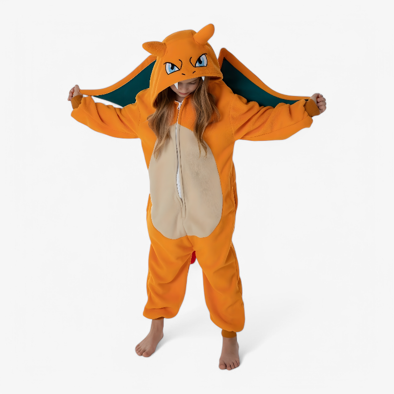 Dragon Costume Fleece Onesie for Kids
