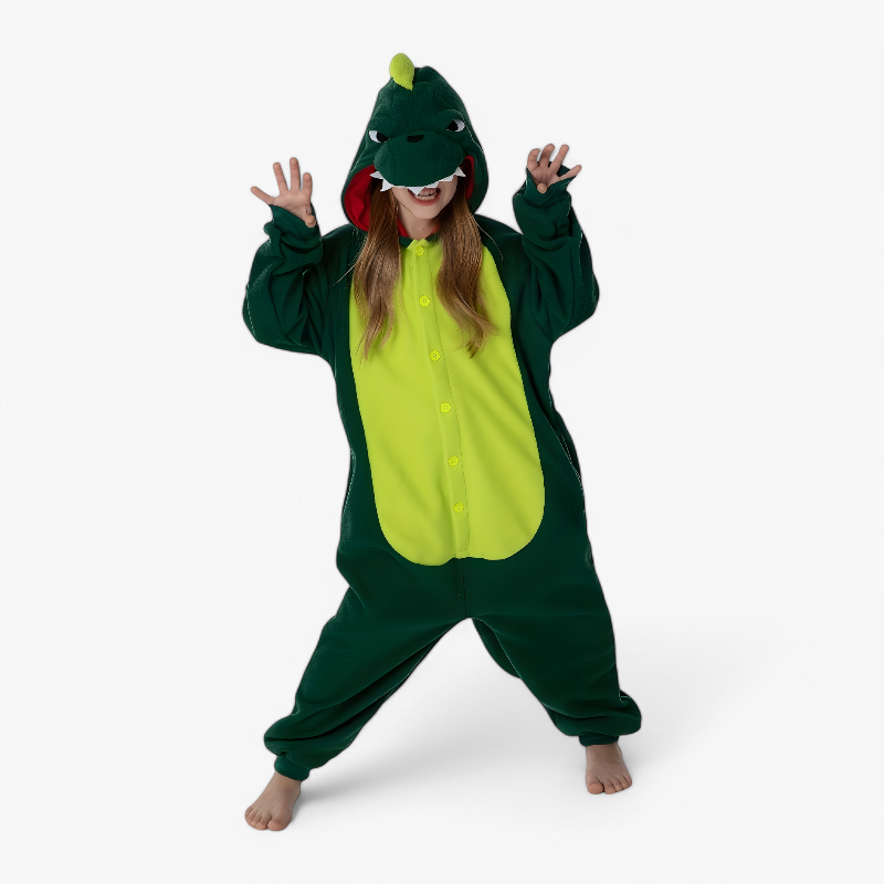 Dragon Costume Fleece Onesie for Kids