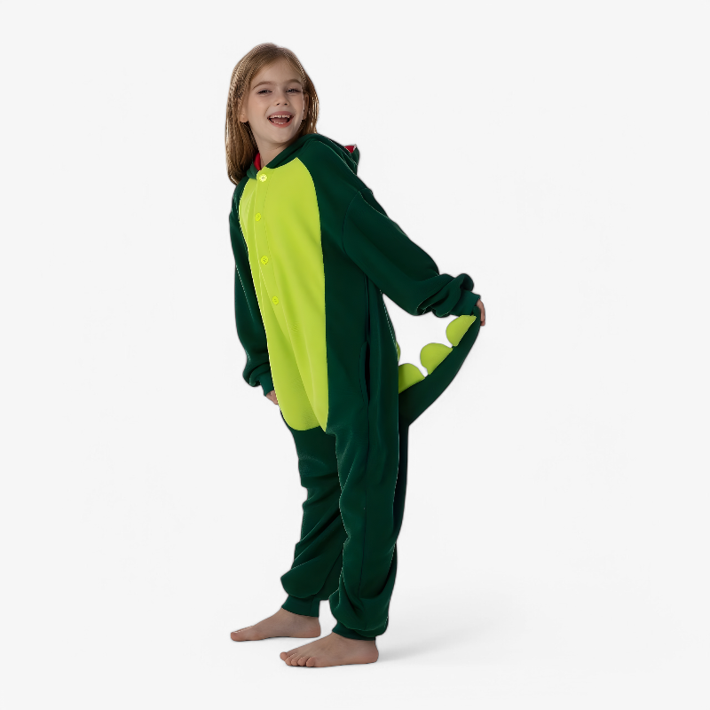 Dragon Costume Fleece Onesie for Kids