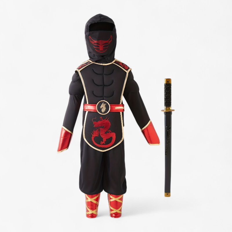 Dynamic Kids Ninja Outfit for Role Play