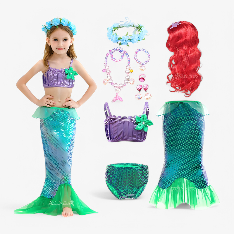 Enchanting Children's Mermaid Costume Set