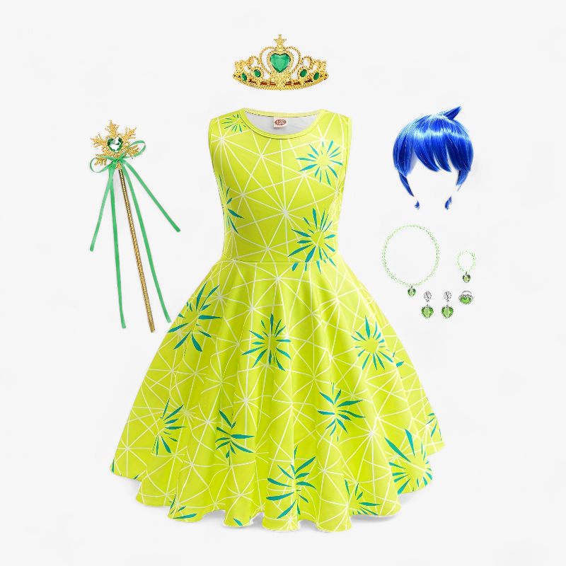 Enchanting Children's Princess Dress with Accessories