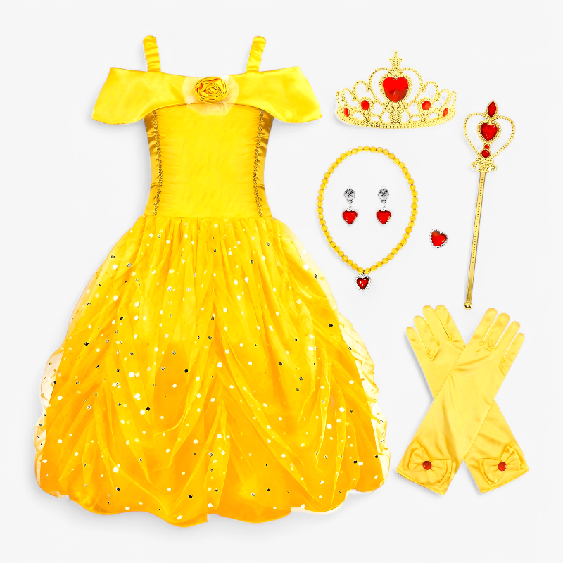 Enchanting Princess Costume with Accessories
