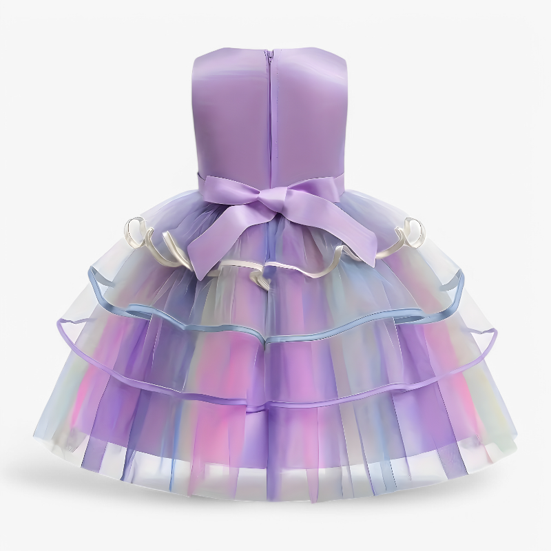 Enchanting Unicorn Dress with Flower Details