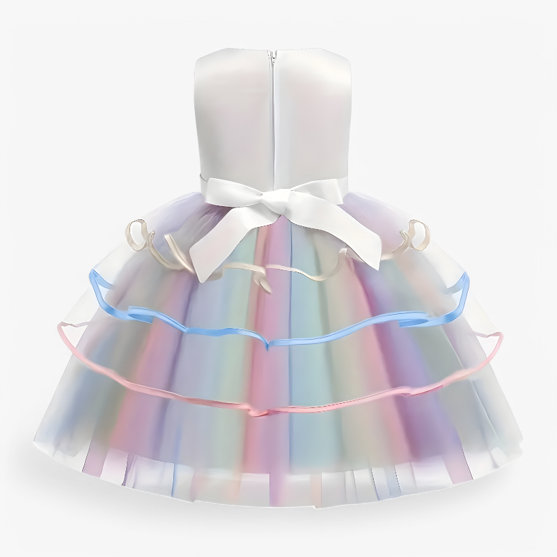Enchanting Unicorn Dress with Flower Details