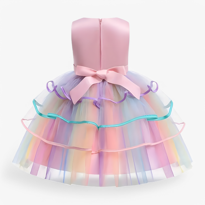 Enchanting Unicorn Dress with Flower Details