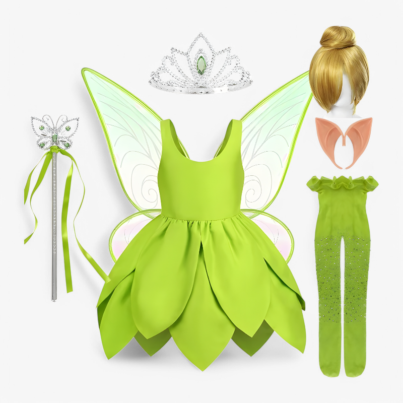 Fairy Costume with Wings for Imaginative Play